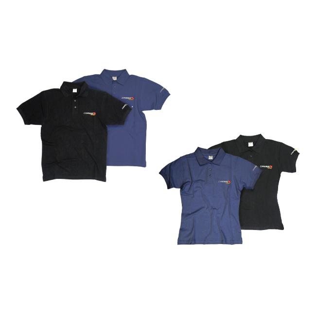 POLO NEGRO MUJER CRESSI TEAM