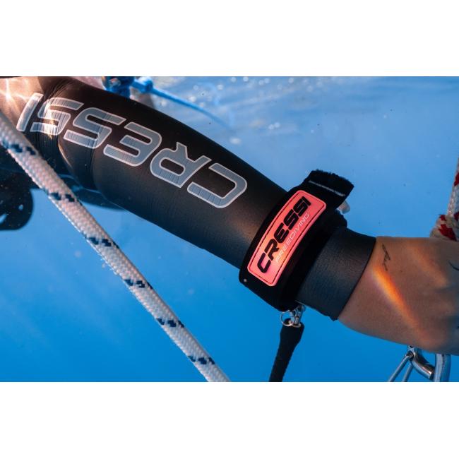 LANYARD APNEA 100CM MOSQUETON ALUMINIO CRESSI