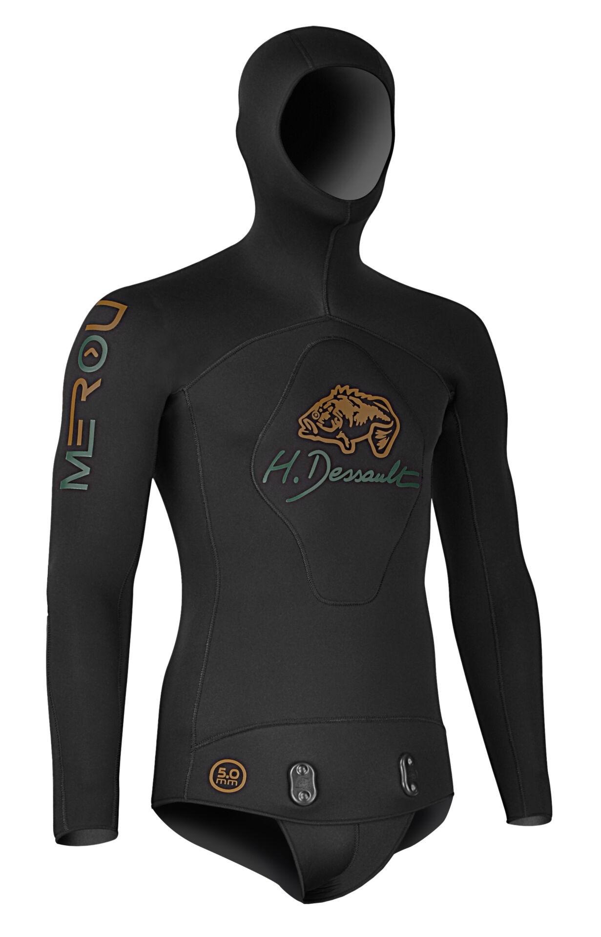 CHAQUETA MEROU BLACK 5MM H.DESSAULT