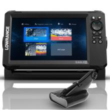 SONDA GPS EAGLE 7 LOWRANCE + TRANSDUCTOR HDI 50/200 600w DOWNSCAN