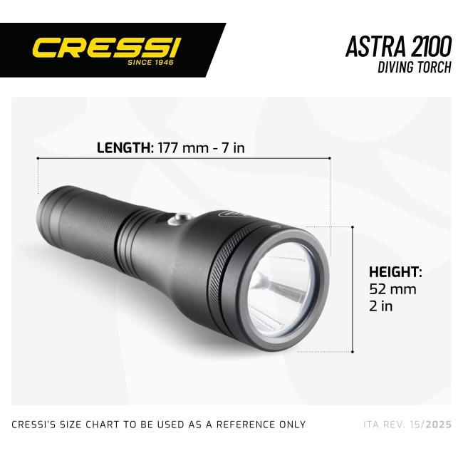 LINTERNA ASTRA 2100 CRESSI