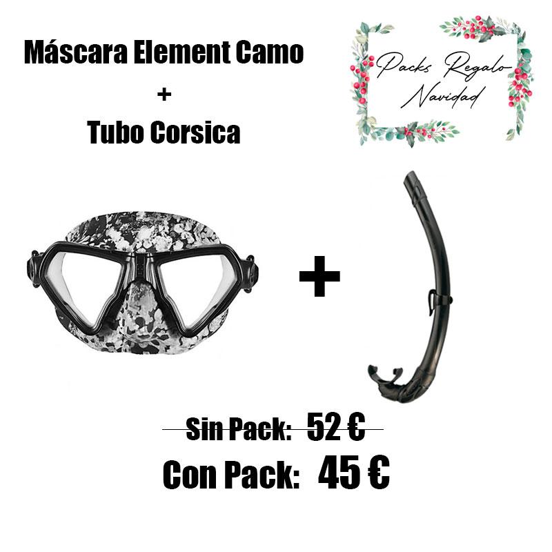PACK MASCARA ELEMENT CAMUFLAJE + TUBO CORSICA