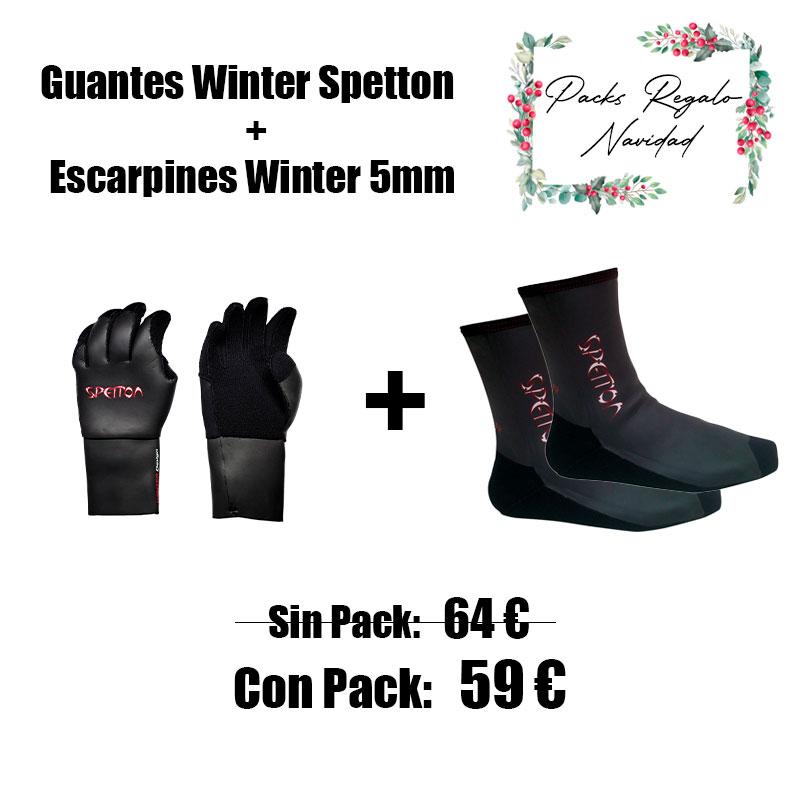 PACK GUANTES 3MM + ESCARPINES WINTER 5MM