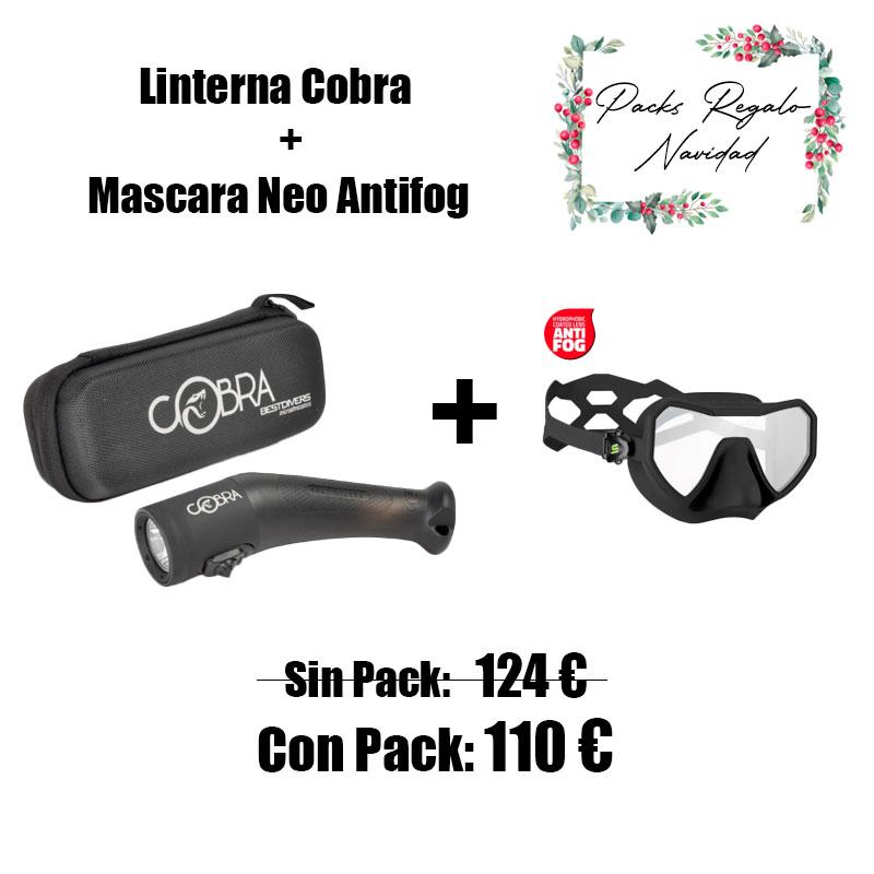 PACK LINTERNA COBRA + MASCARA NEO ANTIFOG