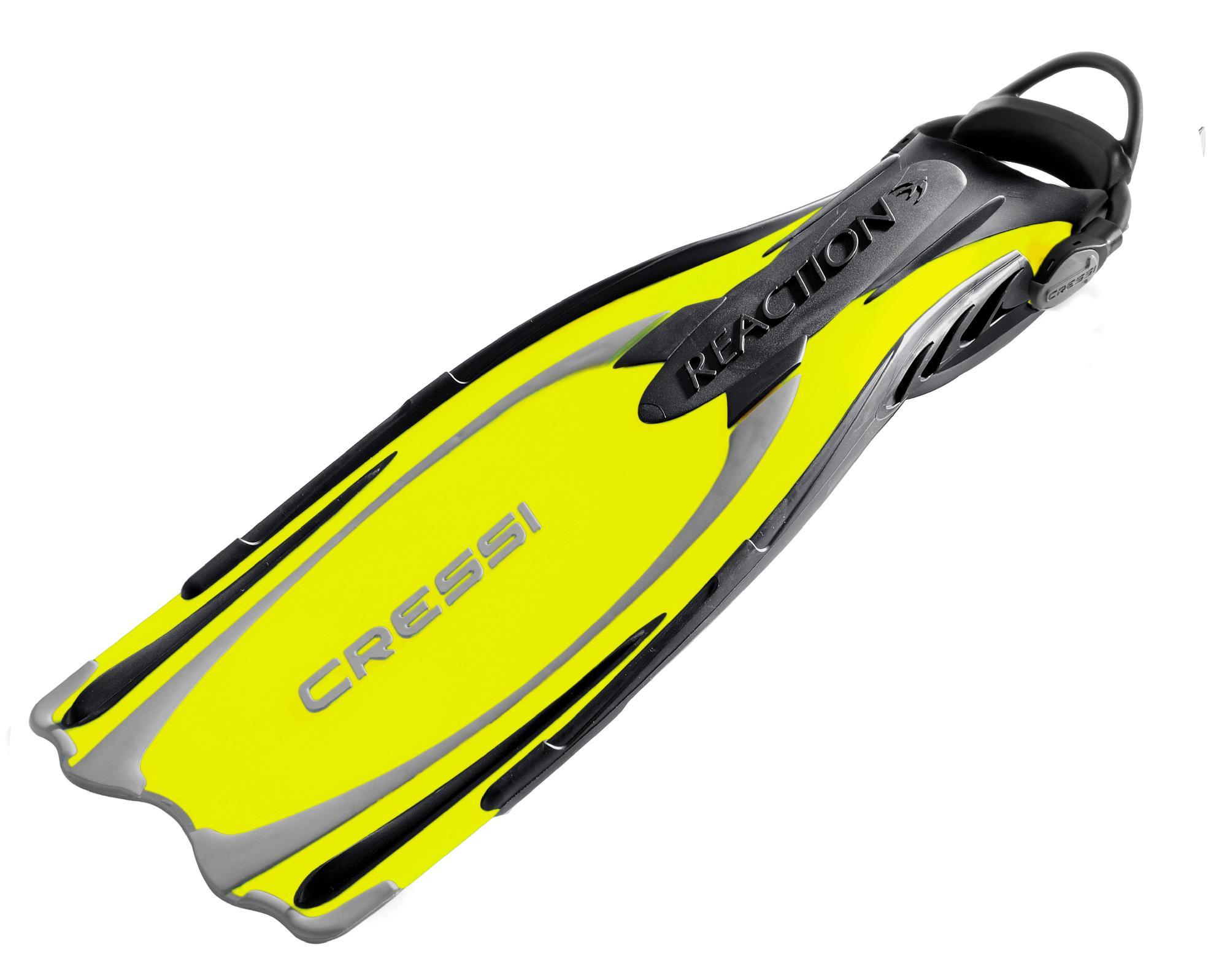 ALETAS REACTION EBS AMARILLO CRESSI