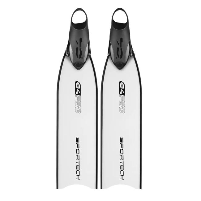 ALETAS FIBRA FBG SPORTECH BLANCO CALZANTE GOMA C4