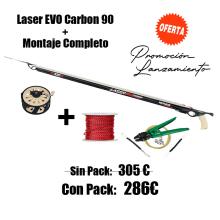 PACK LASER EVO CARBON 90 + MONTAJE COMPLETO