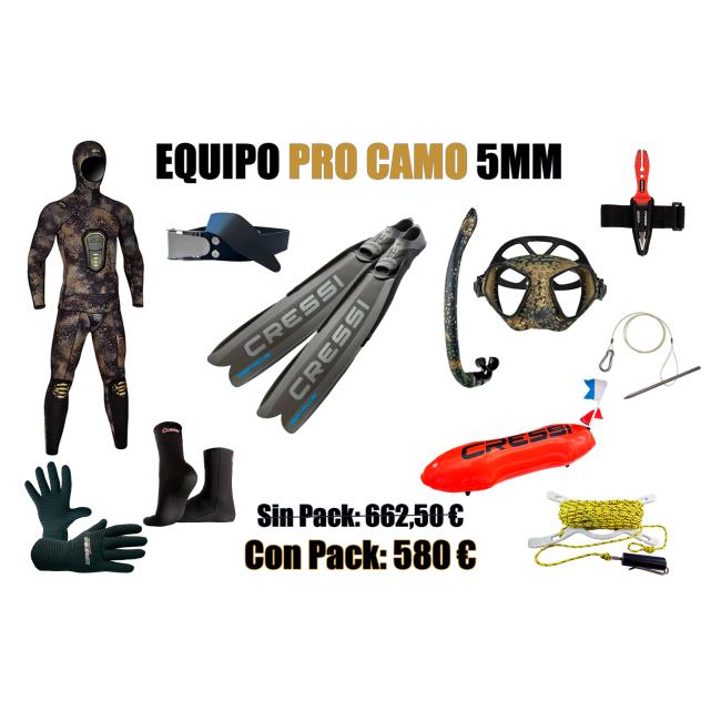 PACK EQUIPO COMPLETO PRO CAMUFLAJE 5MM