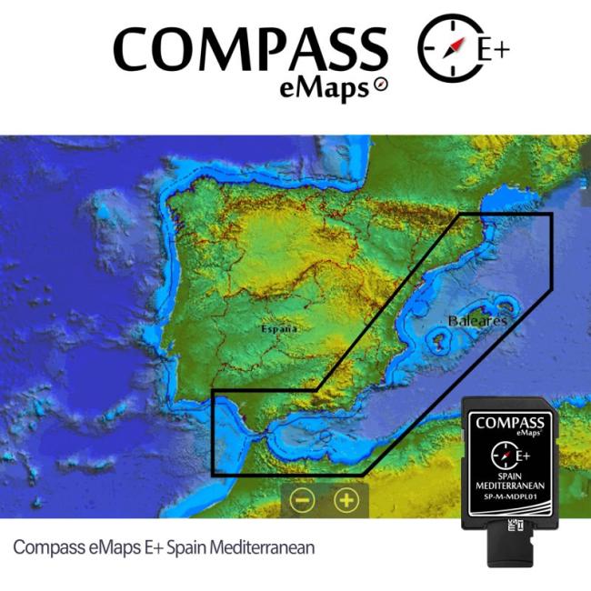 CARTOGRAFIA COMPASS E+ SPAIN MEDITERRANEAN