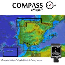 CARTOGRAFIA COMPASS E+ SPAIN ATLANTIC & CANARY ISLANDS