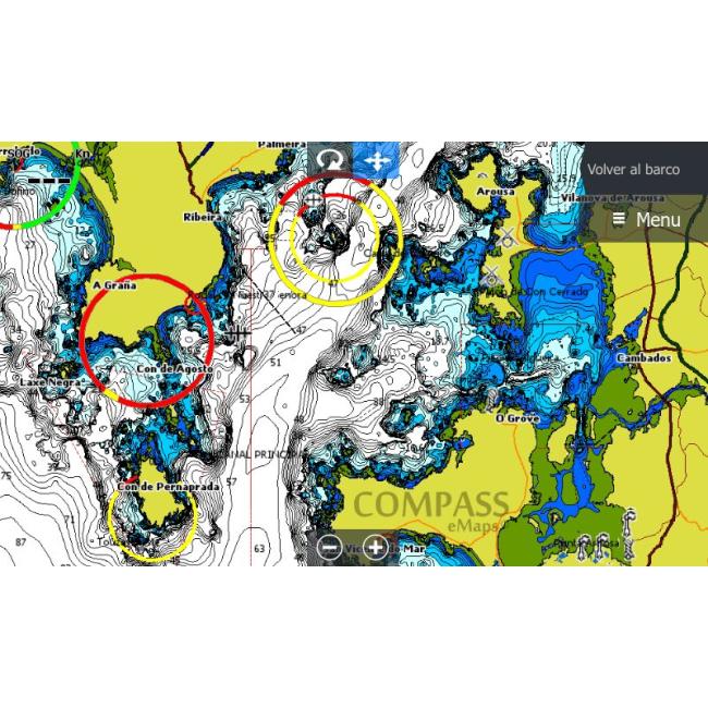 CARTOGRAFIA COMPASS E+ SPAIN ATLANTIC & CANARY ISLANDS