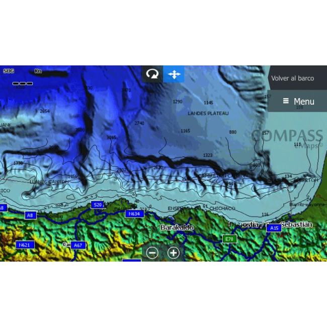 CARTOGRAFIA COMPASS E+ SPAIN ATLANTIC & CANARY ISLANDS