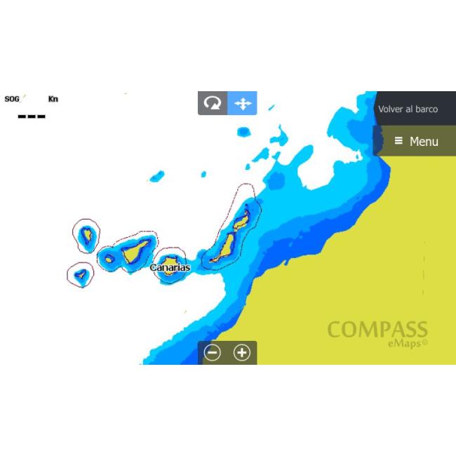 CARTOGRAFIA COMPASS E+ SPAIN ATLANTIC & CANARY ISLANDS