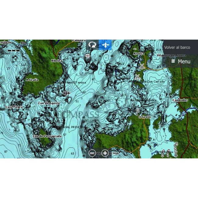 CARTOGRAFIA COMPASS E+ SPAIN ATLANTIC & CANARY ISLANDS