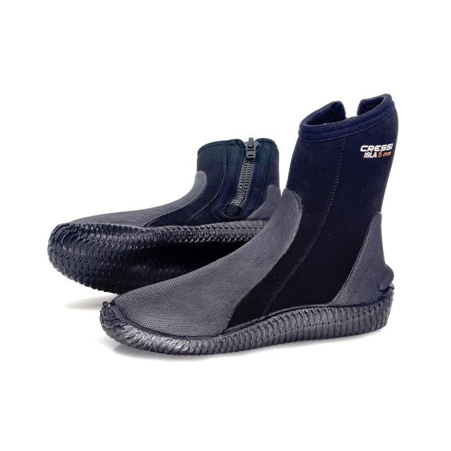 ESCARPINES CON SUELA Y CREMALLERA ISLA CRESSI