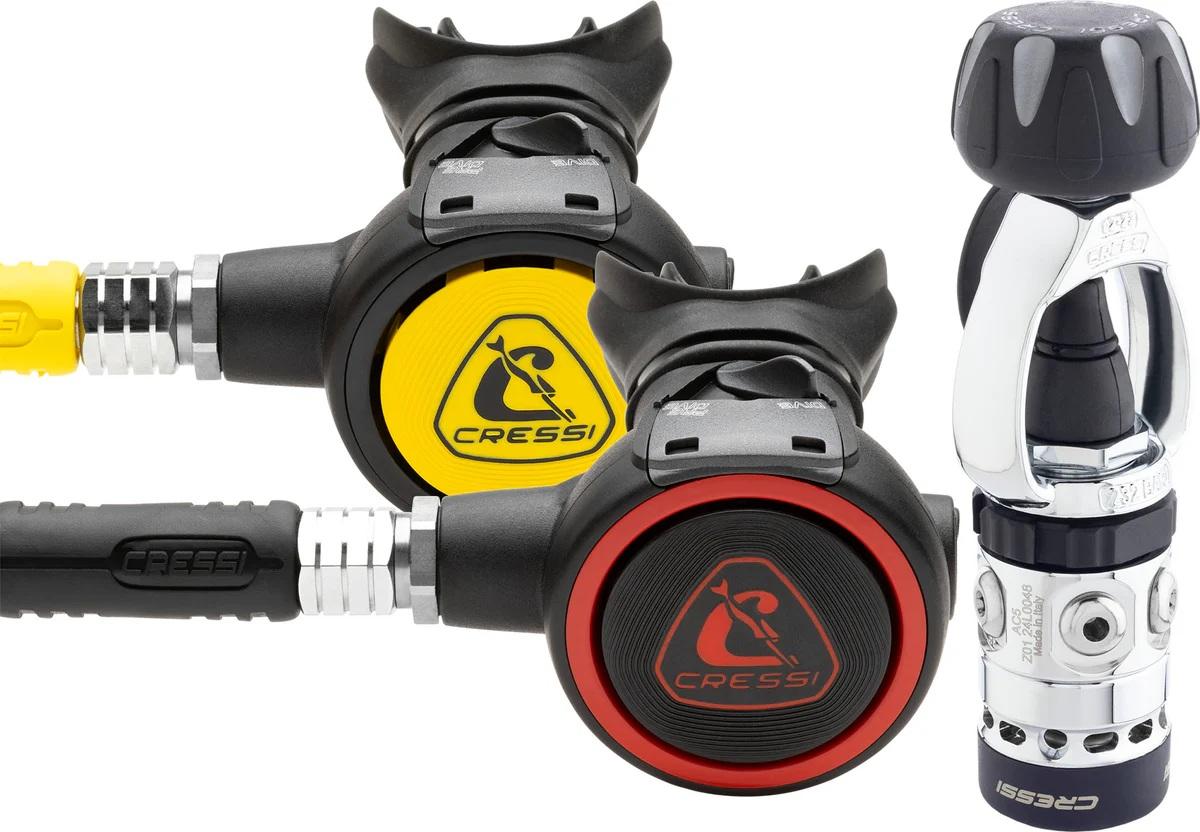 PACK REGULADOR + OCTOPUS ZEN ROJO AC5 CRESSI