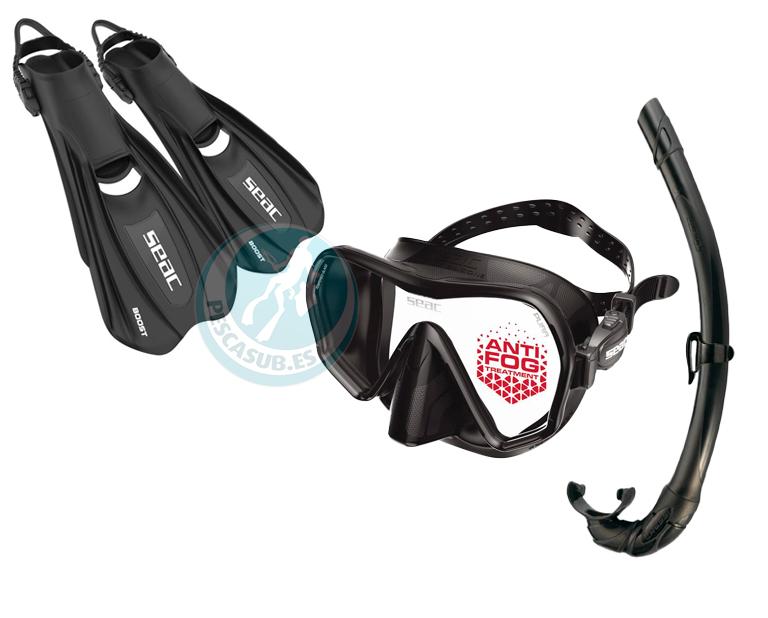 KIT SNORKEL PURA + BOOST SEAC + CORSICA CRESSI