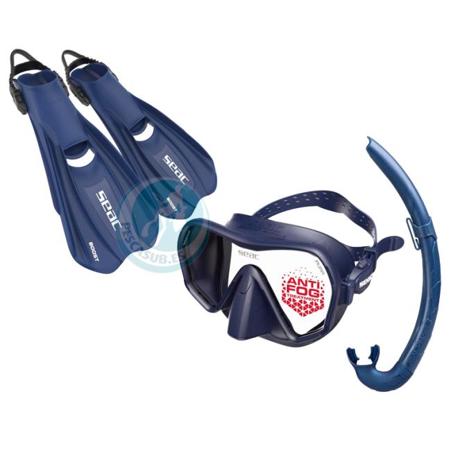 KIT SNORKEL PURA + BOOST SEAC + CORSICA CRESSI