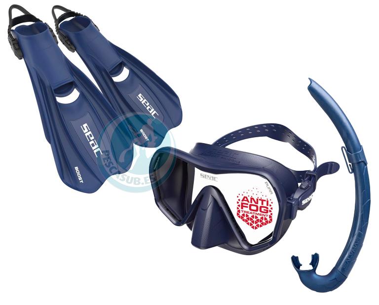 KIT SNORKEL PURA + BOOST SEAC + CORSICA CRESSI