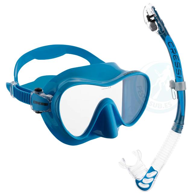 KIT MASCARA F1 + TUBO ALPHA ULTRA DRY CRESSI