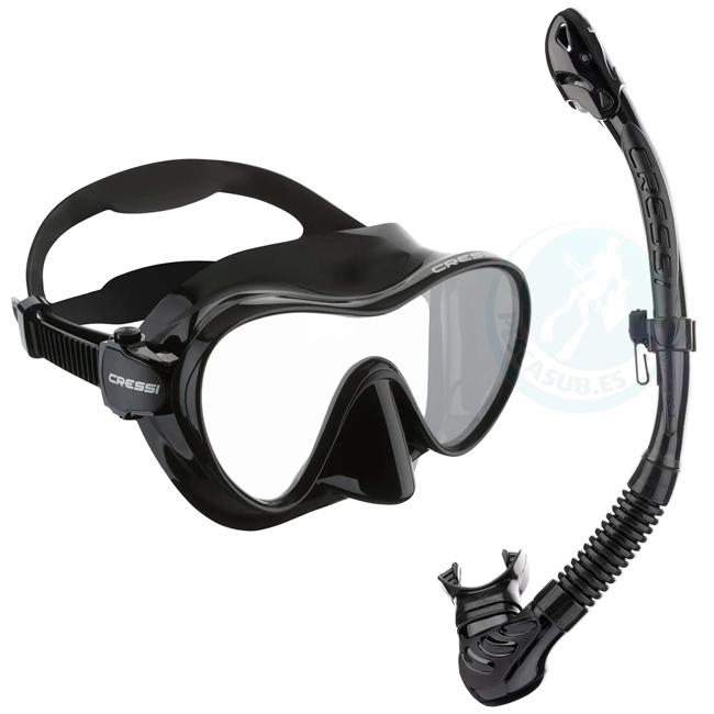 KIT MASCARA F1 + TUBO ALPHA ULTRA DRY CRESSI