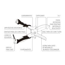 CUCHILLO TIJERA ALLIGATOR CRESSI